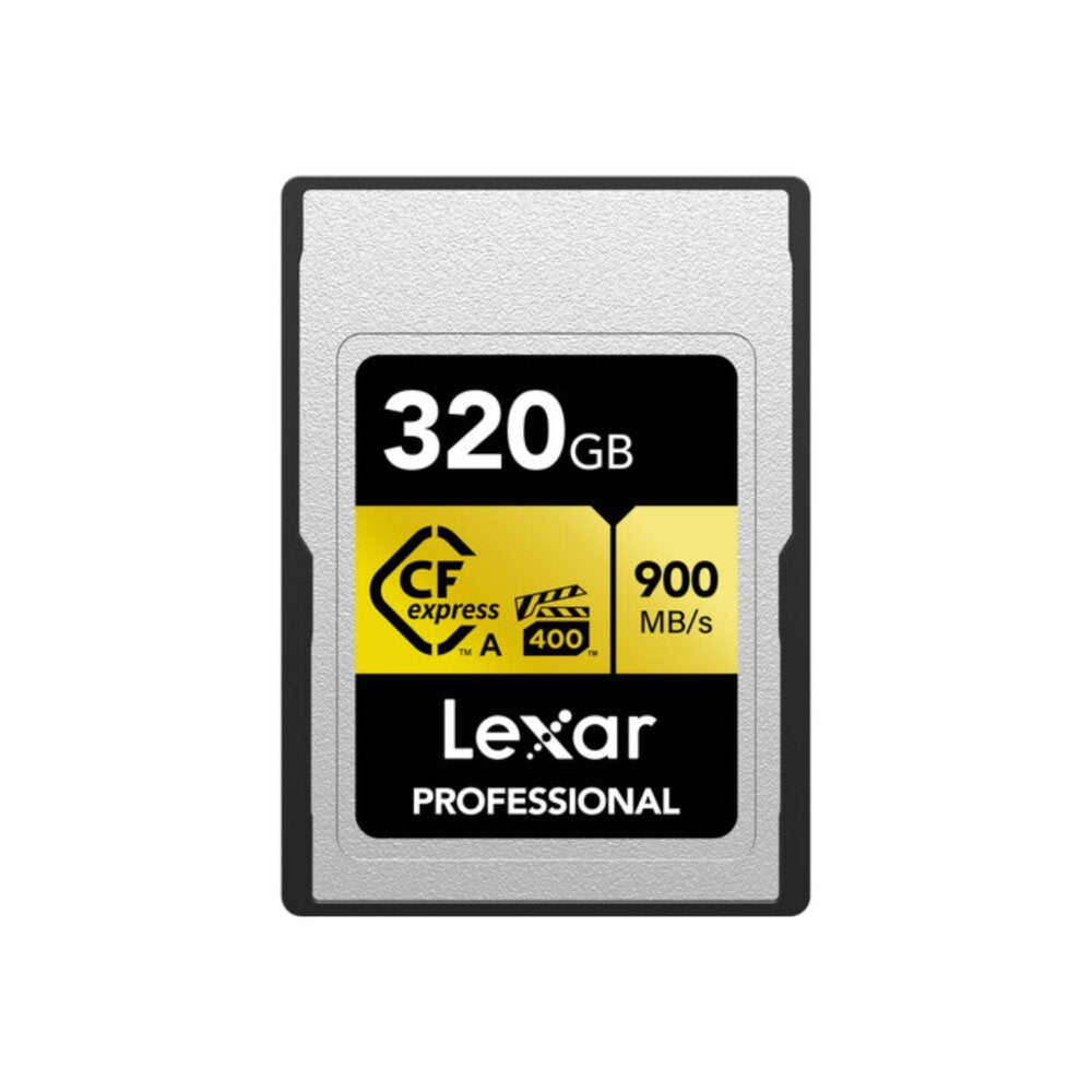 Lexar 320GB CFexpress Type A Gold Series Card Lexar 320GB CFexpress Type A Gold Series Card